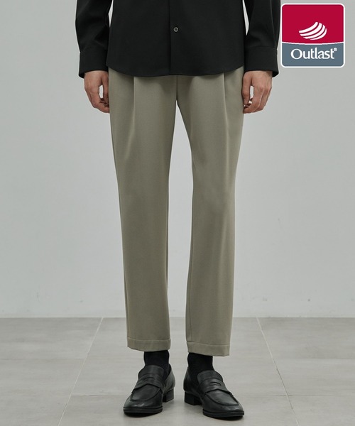 UNITED TOKYO（ユナイテッドトウキョウ）の「【26ss】アウトラスト 2タックスラックス　｜体温調整機能/洗える/SETUP可（スラックス・メンズ・ダークグレー/ネイビー系1/グレー系その他/ブラック/グレイッシュベージュ/チェック・1/4/3/2）」の4枚目の写真