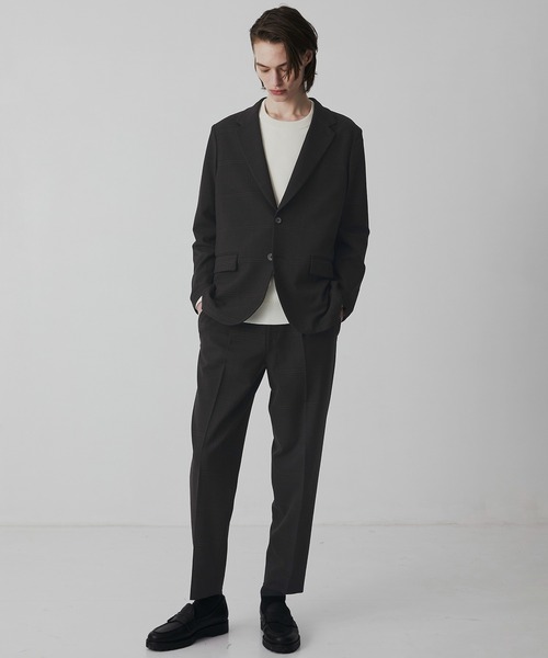 UNITED TOKYO（ユナイテッドトウキョウ）の「【26ss】アウトラスト 2タックスラックス　｜体温調整機能/洗える/SETUP可（スラックス・メンズ・ダークグレー/ネイビー系1/グレー系その他/ブラック/グレイッシュベージュ/チェック・1/4/3/2）」の8枚目の写真