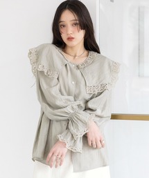 RAGEBLUE | レースBIGカラーブラウス(シャツ/ブラウス)