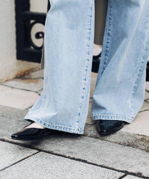 URBAN RESEARCH（アーバンリサーチ）の「ポインテッドバックストラップシューズ（パンプス・レディース・ブラック/シルバー・38/37/36/39）」の5枚目の写真