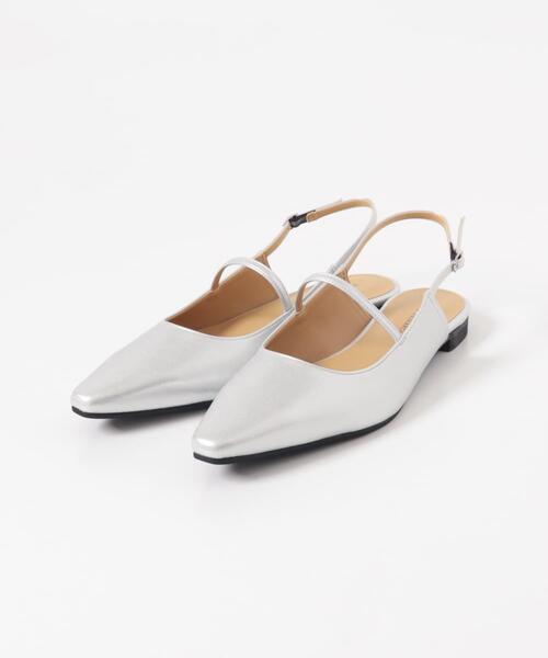 URBAN RESEARCH（アーバンリサーチ）の「ポインテッドバックストラップシューズ（パンプス・レディース・ブラック/シルバー・38/37/36/39）」の19枚目の写真