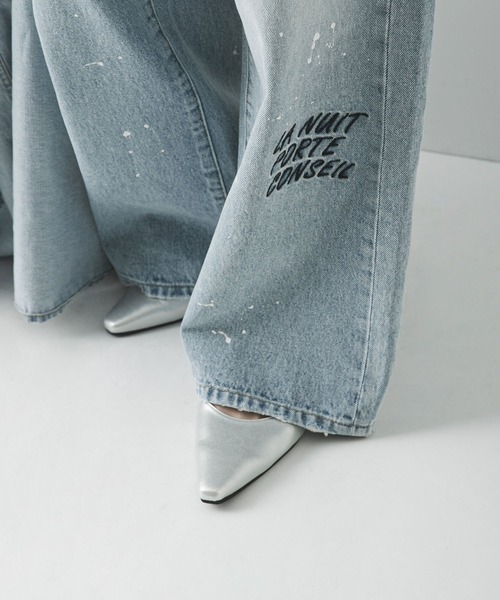 URBAN RESEARCH（アーバンリサーチ）の「ポインテッドバックストラップシューズ（パンプス・レディース・ブラック/シルバー・38/37/36/39）」の8枚目の写真