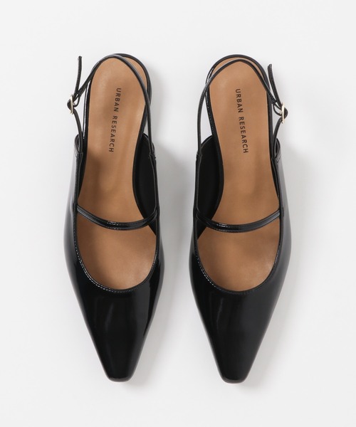 URBAN RESEARCH（アーバンリサーチ）の「ポインテッドバックストラップシューズ（パンプス・レディース・ブラック/シルバー・38/37/36/39）」の12枚目の写真