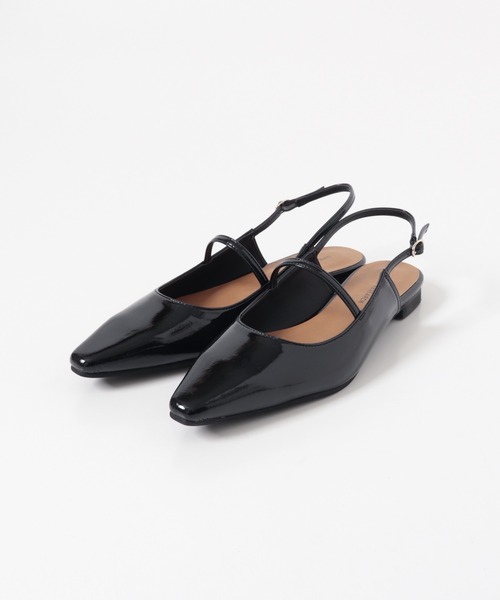 URBAN RESEARCH（アーバンリサーチ）の「ポインテッドバックストラップシューズ（パンプス・レディース・ブラック/シルバー・38/37/36/39）」の15枚目の写真