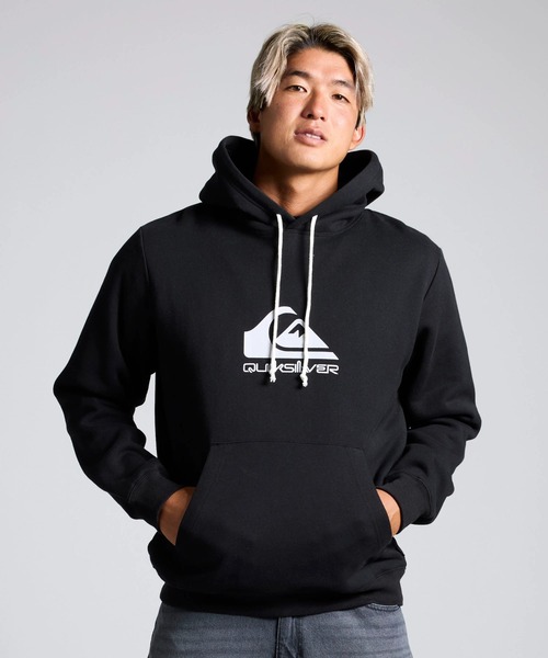 Quiksilver(クイックシルバー)の「QUIKSILVER メンズ/ユニセックス MW PK 長袖パーカー レギュラーフィット 特殊裏起毛 軽量フリース 速乾【2026年春夏モデル】/クイックシルバー速乾プルオーバーフーディー(パーカー・メンズ・ブラック/グレー/ピンク・LARGE/MEDIUM/X-LARGE)」の4枚目の写真