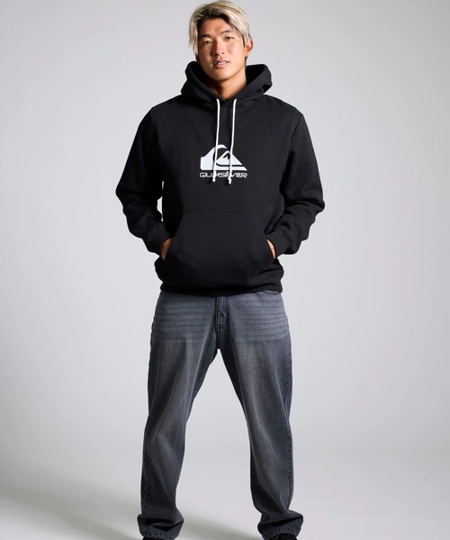 Quiksilver(クイックシルバー)の「QUIKSILVER メンズ/ユニセックス MW PK 長袖パーカー レギュラーフィット 特殊裏起毛 軽量フリース 速乾【2026年春夏モデル】/クイックシルバー速乾プルオーバーフーディー(パーカー・メンズ・ブラック/グレー/ピンク・LARGE/MEDIUM/X-LARGE)」の7枚目の写真