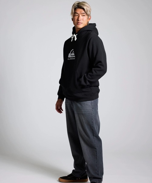 Quiksilver(クイックシルバー)の「QUIKSILVER メンズ/ユニセックス MW PK 長袖パーカー レギュラーフィット 特殊裏起毛 軽量フリース 速乾【2026年春夏モデル】/クイックシルバー速乾プルオーバーフーディー(パーカー・メンズ・ブラック/グレー/ピンク・LARGE/MEDIUM/X-LARGE)」の9枚目の写真