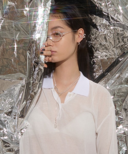 Soierie（ソワリー）の「バーチャル フック フープ ピアス /  Virtual hook hoop pierce（ピアス（両耳用）・レディース・ゴールド/シルバー・FREE）」の13枚目の写真