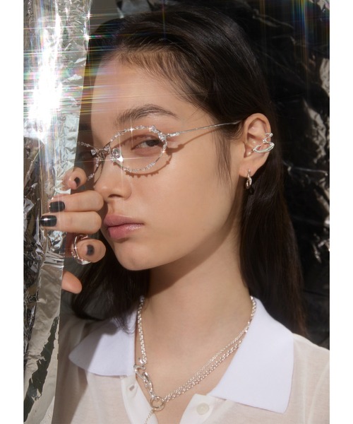 Soierie（ソワリー）の「バーチャル フック フープ ピアス /  Virtual hook hoop pierce（ピアス（両耳用）・レディース・ゴールド/シルバー・FREE）」の10枚目の写真