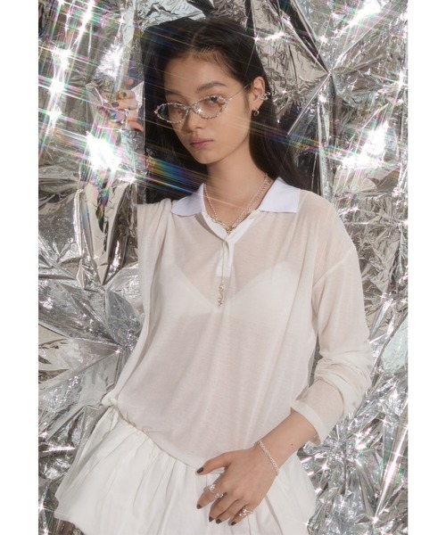 Soierie（ソワリー）の「バーチャル フック フープ ピアス /  Virtual hook hoop pierce（ピアス（両耳用）・レディース・ゴールド/シルバー・FREE）」の14枚目の写真