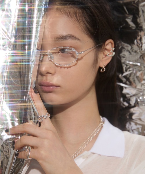 Soierie（ソワリー）の「バーチャル フック フープ ピアス /  Virtual hook hoop pierce（ピアス（両耳用）・レディース・ゴールド/シルバー・FREE）」の3枚目の写真