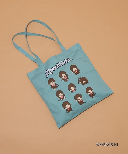 CIAOPANIC TYPY（チャオパニックティピー）の「:【モンチッチ】A4サイズトートBAG（トートバッグ・レディース・パープル/アイボリー/サックスブルー・ONE SIZE）」の9枚目の写真