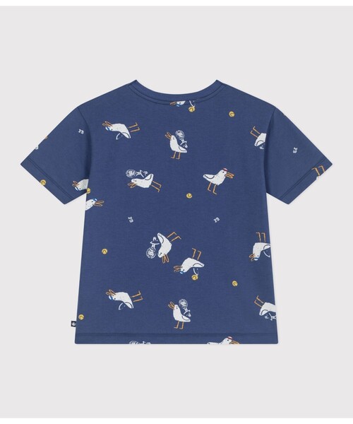 PETIT BATEAU（プチバトー）の「コットンプリント半袖Tシャツ（Tシャツ/カットソー・キッズ・ブルー系その他・3YEAR/4YEAR/5YEAR）」の5枚目の写真