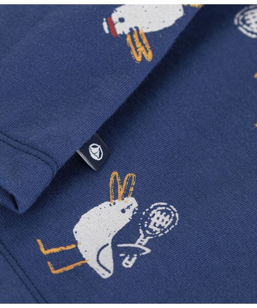 PETIT BATEAU（プチバトー）の「コットンプリント半袖Tシャツ（Tシャツ/カットソー・キッズ・ブルー系その他・3YEAR/4YEAR/5YEAR）」の6枚目の写真