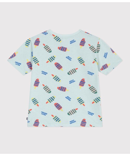 PETIT BATEAU(プチバトー)の「コットンプリント半袖Tシャツ(Tシャツ/カットソー・キッズ・ブルー系その他/ライトブルー・3YEAR/4YEAR/5YEAR)」の8枚目の写真