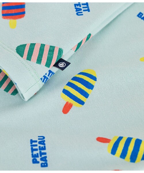 PETIT BATEAU(プチバトー)の「コットンプリント半袖Tシャツ(Tシャツ/カットソー・キッズ・ブルー系その他/ライトブルー・3YEAR/4YEAR/5YEAR)」の9枚目の写真