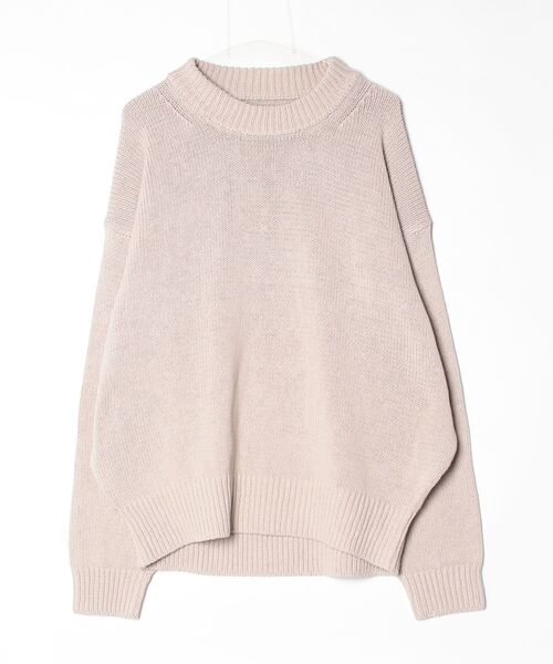 TODAYFUL(トゥデイフル)の「Roundhem Linen Knit(ニット/セーター・メンズ・ブラック/ベージュ・FREE)」の2枚目の写真
