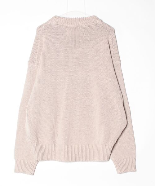 TODAYFUL(トゥデイフル)の「Roundhem Linen Knit(ニット/セーター・メンズ・ブラック/ベージュ・FREE)」の3枚目の写真