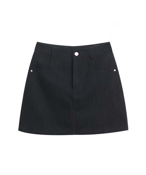 Daily short denim skirt_3 Colors