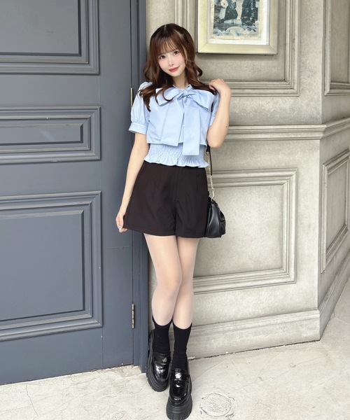 one way（ワンウェイ）の「リボンレイヤードブラウス（シャツ/ブラウス・レディース・ブルー系その他/ピンク/オフホワイト・FREE）」の11枚目の写真