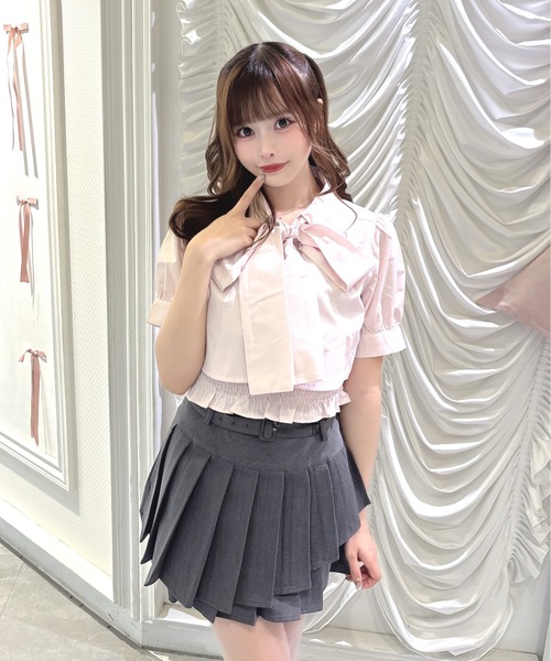 one way（ワンウェイ）の「リボンレイヤードブラウス（シャツ/ブラウス・レディース・ブルー系その他/ピンク/オフホワイト・FREE）」の14枚目の写真