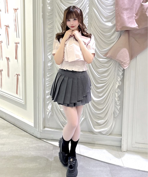 one way（ワンウェイ）の「リボンレイヤードブラウス（シャツ/ブラウス・レディース・ブルー系その他/ピンク/オフホワイト・FREE）」の16枚目の写真