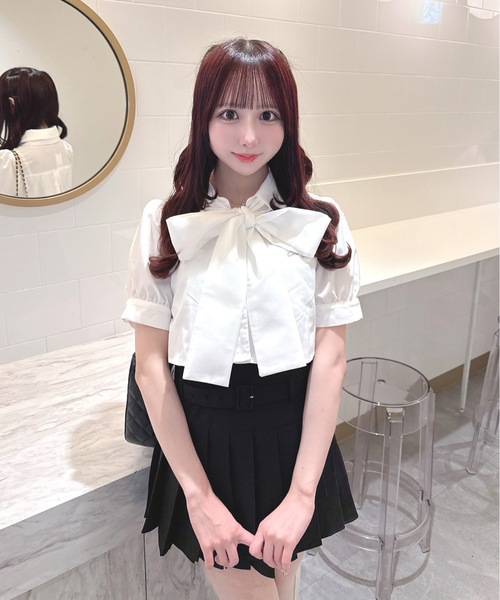 one way（ワンウェイ）の「リボンレイヤードブラウス（シャツ/ブラウス・レディース・ブルー系その他/ピンク/オフホワイト・FREE）」の18枚目の写真