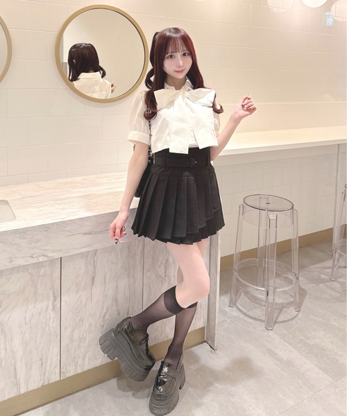 one way（ワンウェイ）の「リボンレイヤードブラウス（シャツ/ブラウス・レディース・ブルー系その他/ピンク/オフホワイト・FREE）」の21枚目の写真