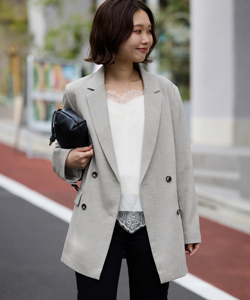 SLOBE IENA（スローブイエナ）の「《追加2》サテンレースキャミソール（キャミソール・レディース・ブラック・FREE）」の22枚目の写真