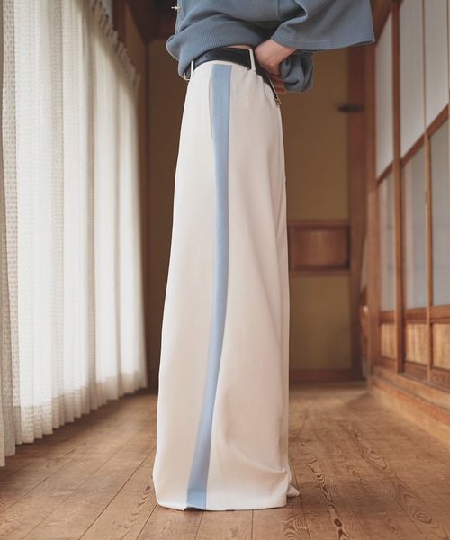 狐独(コドク)の「カーブライントラックパンツ(その他パンツ・メンズ・オフホワイト/ブラック・LARGE/MEDIUM/SMALL)」の20枚目の写真