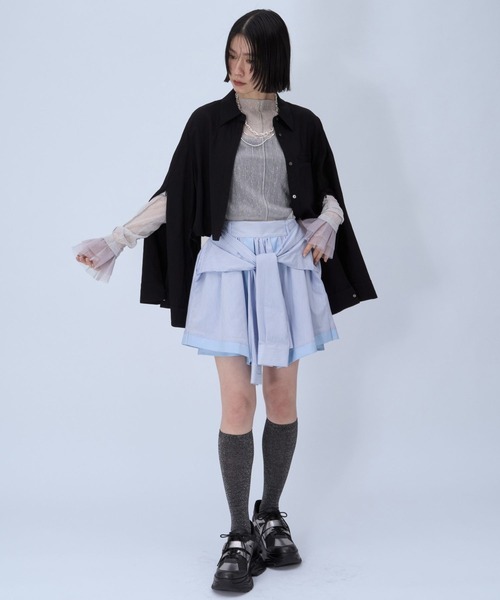 HARE（ハレ）の「ブロードムスビスカパン(HARE)（その他パンツ・レディース・グレー/ブルー・FREE）」の5枚目の写真