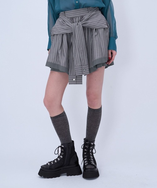 HARE（ハレ）の「ブロードムスビスカパン(HARE)（その他パンツ・レディース・グレー/ブルー・FREE）」の6枚目の写真