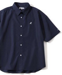 KANGOL（カンゴール）の「【KANGOL カンゴール】別注 オーバーサイズ ワンポイントロゴ刺繍 半袖シャツ（シャツ/ブラウス）」