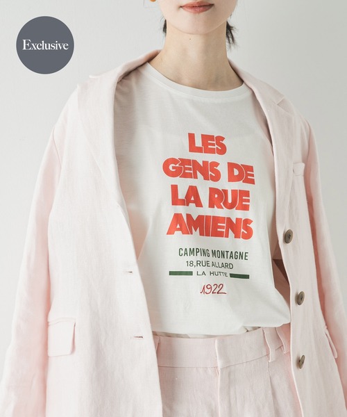 URBAN RESEARCH（アーバンリサーチ）の「『別注』La Hutte×URBAN RESEARCH　Tシャツ（Tシャツ/カットソー・レディース・その他1/その他3/その他2・FREE）」の2枚目の写真