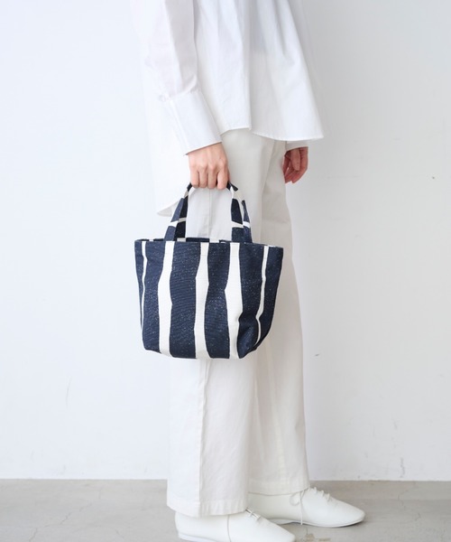 salle de bal(サルデバル)の「【 echino / エチノ 】 Small Tote Bag スモールトートバッグ WECKT-0057 KOI(トートバッグ・レディース・ブラック/ダークブラウン/ホワイト・FREE)」の1枚目の写真