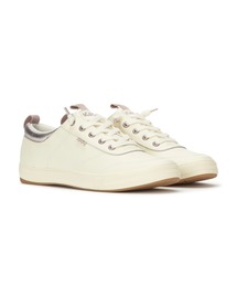 Keds ケッズ センター スリー スリップオン レザー ナチュラルホワイト