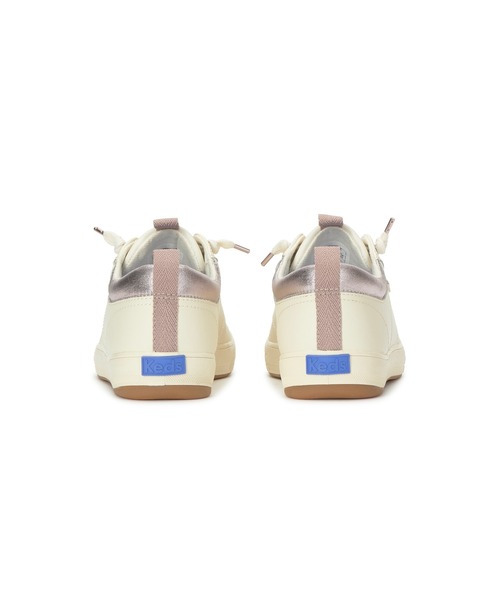 Keds（ケッズ）の「Keds ケッズ センター スリー スリップオン レザー ナチュラルホワイト（スニーカー・レディース・オフホワイト・22.5cm/23.0cm/23.5cm/24.0cm/24.5cm/25.0cm）」の4枚目の写真