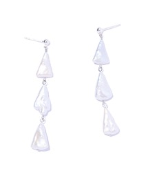 Cassette Chart（カセットチャート）の「【IRIS 47】geometry pearl pierce/ジオメトリー パール ピアス VSJ2（ピアス（両耳用））」