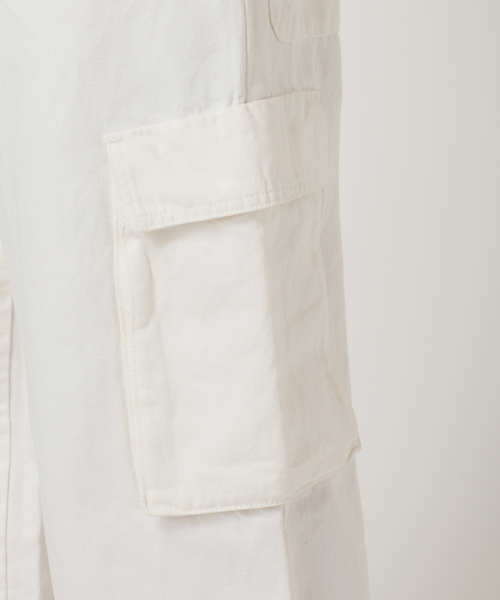 plage（プラージュ）の「R’IAM 麻混ホワイトデニムパンツ（デニムパンツ・レディース・ホワイト・38/36/34）」の4枚目の写真