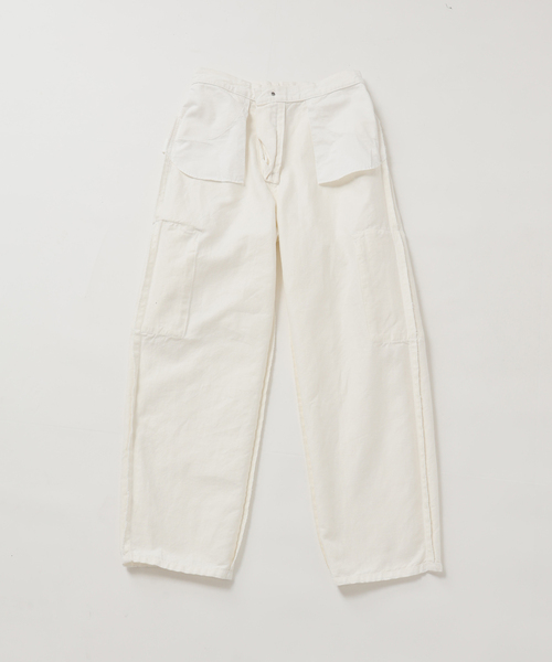 plage（プラージュ）の「R’IAM 麻混ホワイトデニムパンツ（デニムパンツ・レディース・ホワイト・38/36/34）」の6枚目の写真