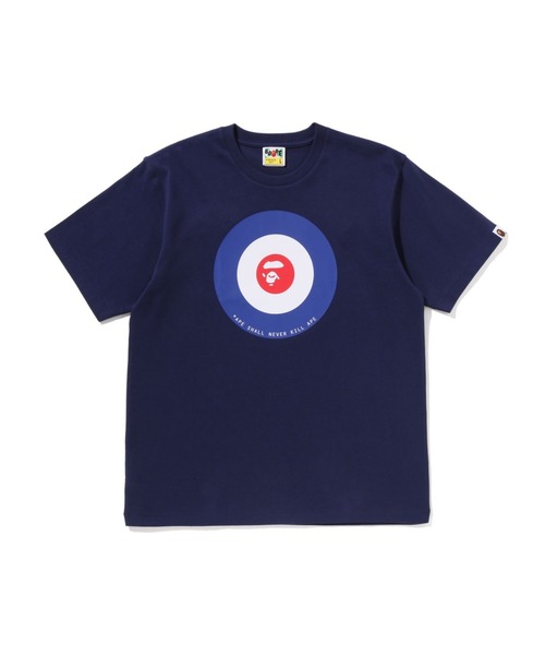 A BATHING APE(アベイシングエイプ)の「APE TARGET TEE(Tシャツ/カットソー・メンズ・アイボリー/ネイビー・X-LARGE/SMALL/MEDIUM/XX-LARGE/LARGE/XXX-LARGE)」の2枚目の写真
