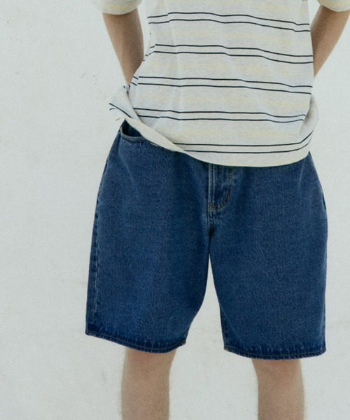 MAGIC NUMBER(マジック ナンバー)の「【MAGIC NUMBER】BAGGY JEAN SHORTS(その他パンツ・メンズ・ブラック/ブルー・34/32/30)」の3枚目の写真