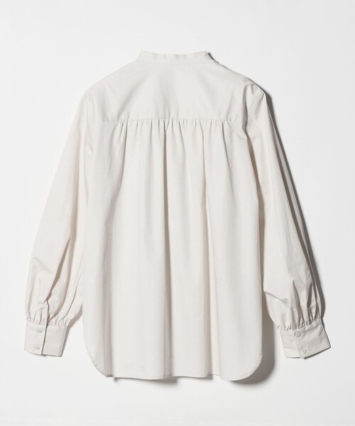 UNITED ARROWS（ユナイテッドアローズ）の「サテン エンブロイダリーフラワー シャツ ブラウス（シャツ/ブラウス・レディース・ホワイト/ブラック/ナチュラル・FREE）」の4枚目の写真