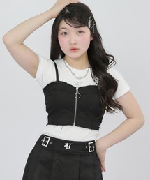 ANAP GiRL(�A�i�b�v�K�[��)�̃_���[�W �����O�W�b�v �r�X�`�F × T�V���c �g�b�v�X SET�y�Z�b�g�A�b�v�Ή��z(�A���T���u��)