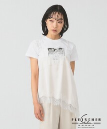 Ray BEAMS | レース トリム サテン キャミソール(シャツ/ブラウス)