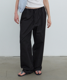 POSZER（ポーザー）の「ワイドレッグストリングパンツ（ブラック）（その他パンツ）」