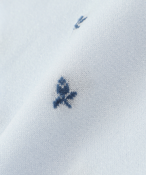 IENA（イエナ）の「babaco/ババコ Tiny Flower Sheer Knee High Socks 靴下 BA02-BN72（ソックス/靴下・レディース・ブルー系その他/ベージュ・FREE）」の5枚目の写真