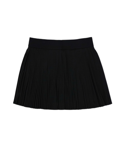 MONBIRDIE GOLF(モンバーディーゴルフ)の「ブロッサムストレッチプリーツスカートBLACK(スカート・レディース・ブラック・MEDIUM/LARGE/SMALL)」の2枚目の写真