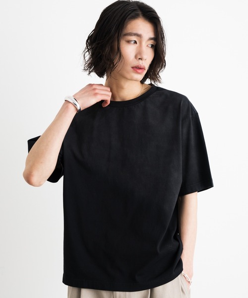 SINSS（シンス）の「Vintage gradation compact T-shirt / ヴィンテージグラデーションコンパクトTシャツ（Tシャツ/カットソー・メンズ・ブラック/ブラック系その他・X-SMALL/SMALL/MEDIUM/LARGE）」の10枚目の写真