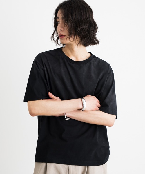 SINSS（シンス）の「Vintage gradation compact T-shirt / ヴィンテージグラデーションコンパクトTシャツ（Tシャツ/カットソー・メンズ・ブラック/ブラック系その他・X-SMALL/SMALL/MEDIUM/LARGE）」の11枚目の写真
